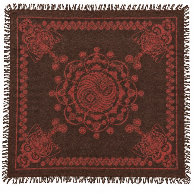 100 % Cashmere Bandana chocolate - 70x70