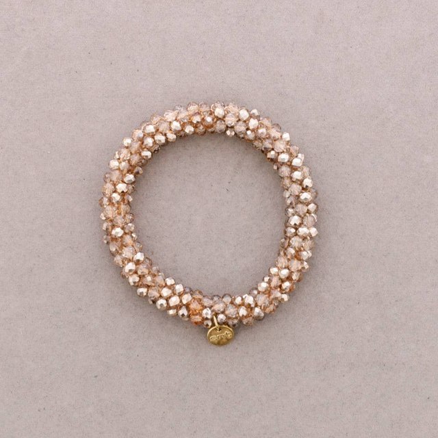 Kristall-Armband Gold
