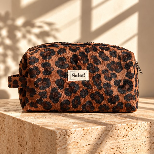 Leo Pouch Kosmetiktasche – Karamell