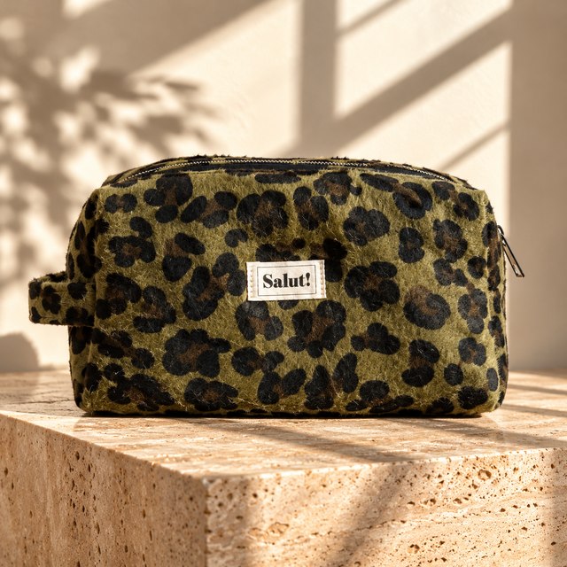 Leo Pouch Kosmetiktasche – Oliv