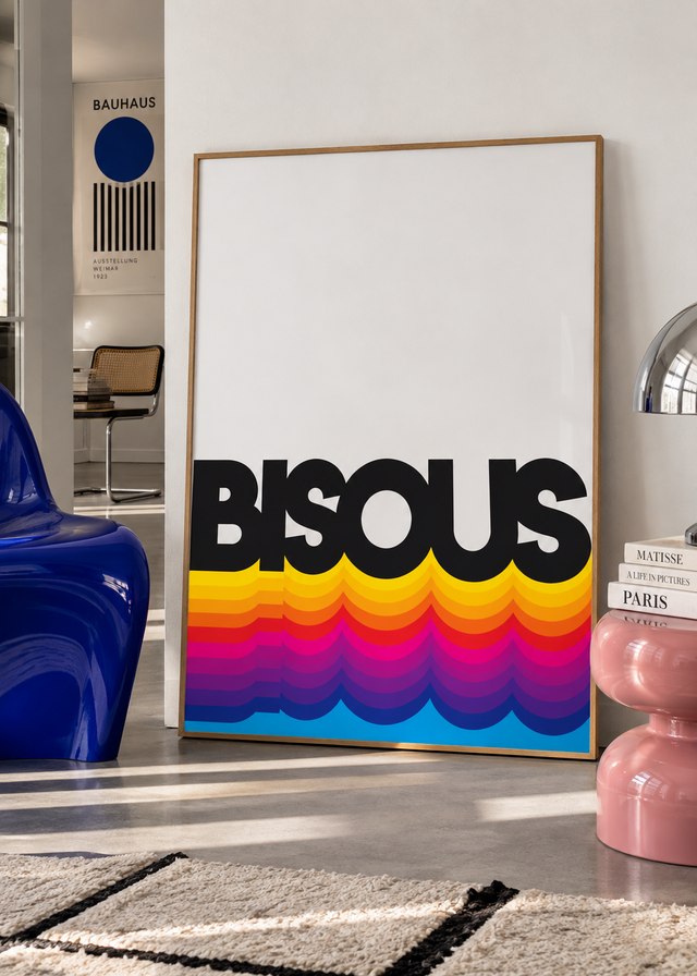 Print BISOUS - 50x70