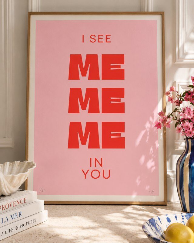 Print I SEE ME IN YOU - 50x70
