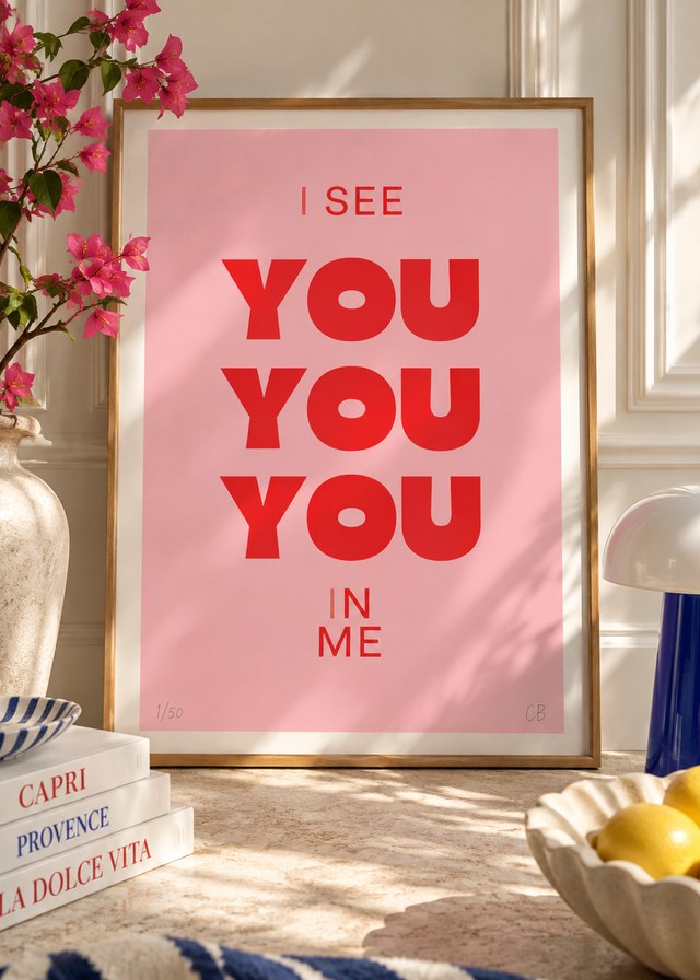 Print I SEE YOU IN ME - 50x70
