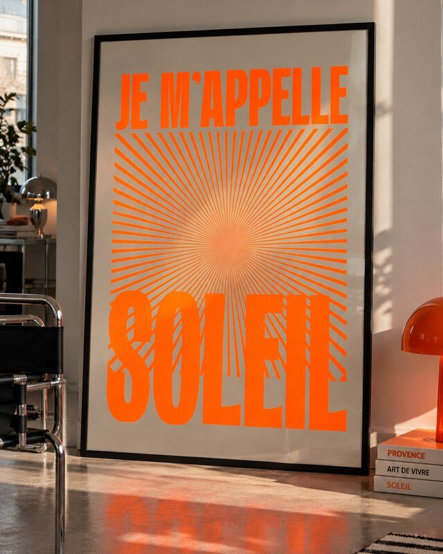 Print Je‘m appelle soleil - 70x100