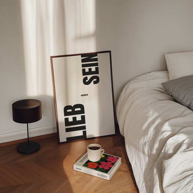 Print LIEB SEIN - 50x70