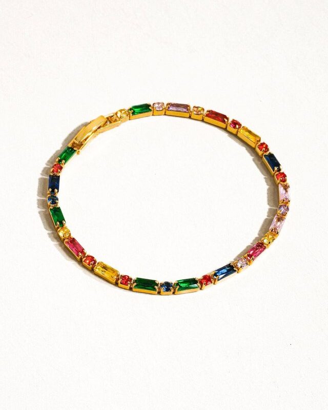 Shiloh Multicolor-Armband 18K vergoldet – Multicolor