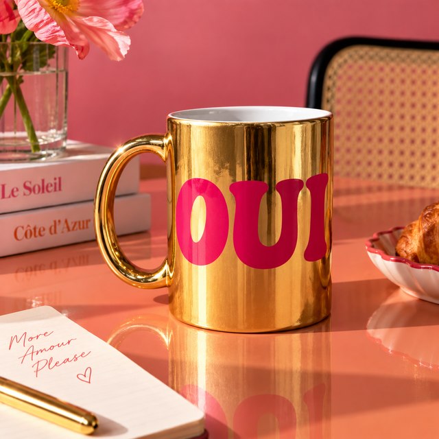 Tasse - OUI - gold
