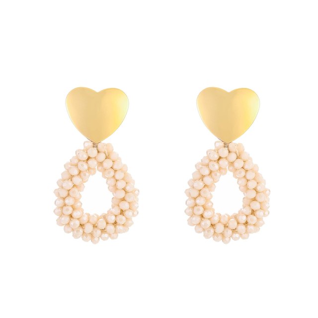 Valentine-Ohrringe Apricot